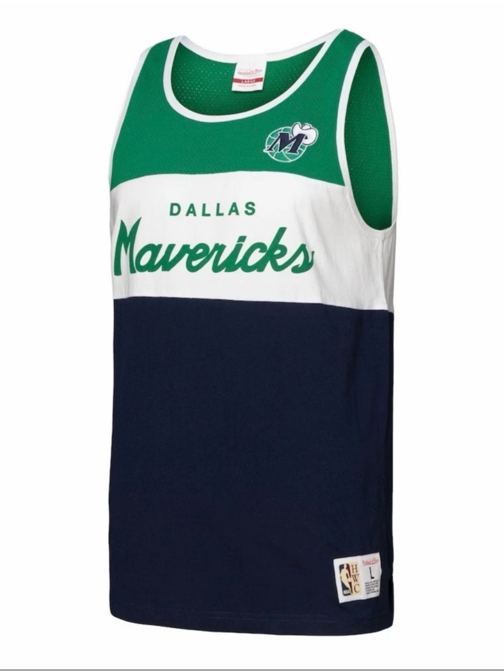 NWT - Men’s Mitchell & Ness Dallas Mavericks Tank Top, Size - L